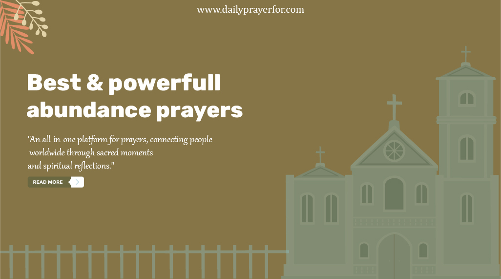 Abundance Prayers