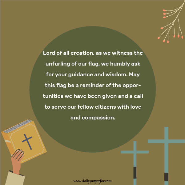 45+ Prayers For Flag Ceremony for Faith and Patriotism - Daily Prayer For