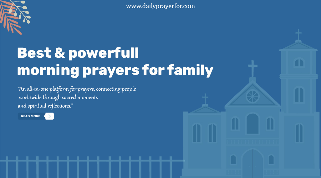 Morning Prayers For Family