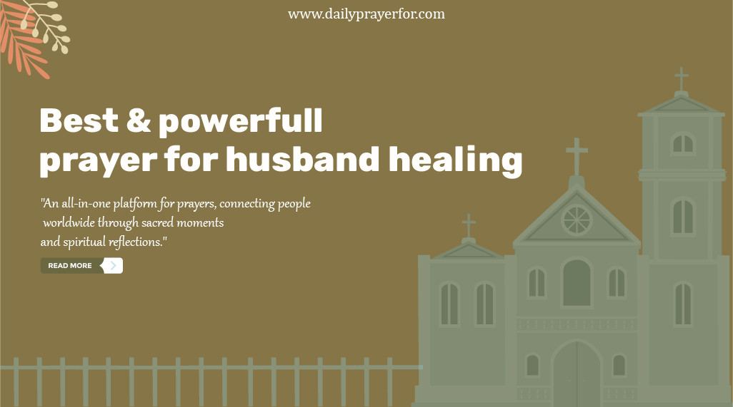 Prayer For Husband Healing