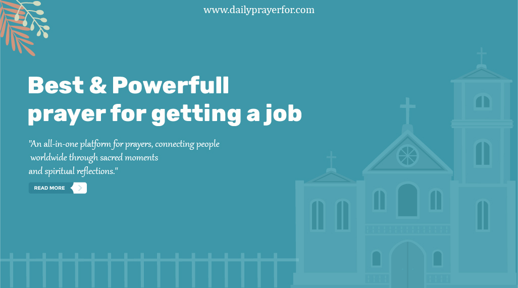 Prayer To Find A Job