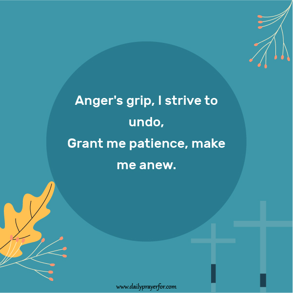 Short Prayers for Anger